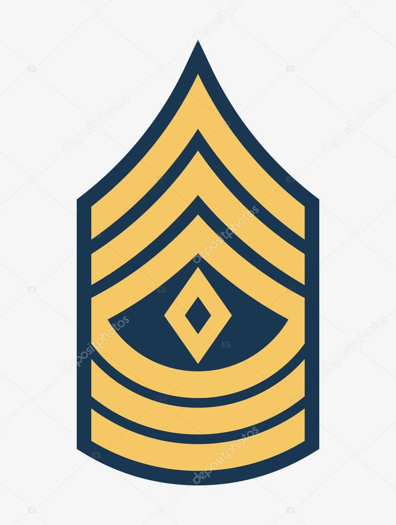 Military Ranks and Insignia. Stripes and Chevrons of Army