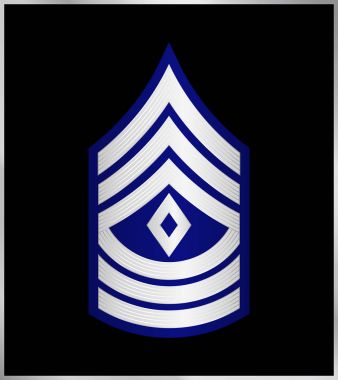 Askeri rütbe ve nişanlar. Çizgili ve köşeli çift ayraçları ordusunun