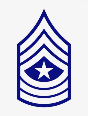 Askeri rütbe ve nişanlar. Çizgili ve köşeli çift ayraçları ordusunun