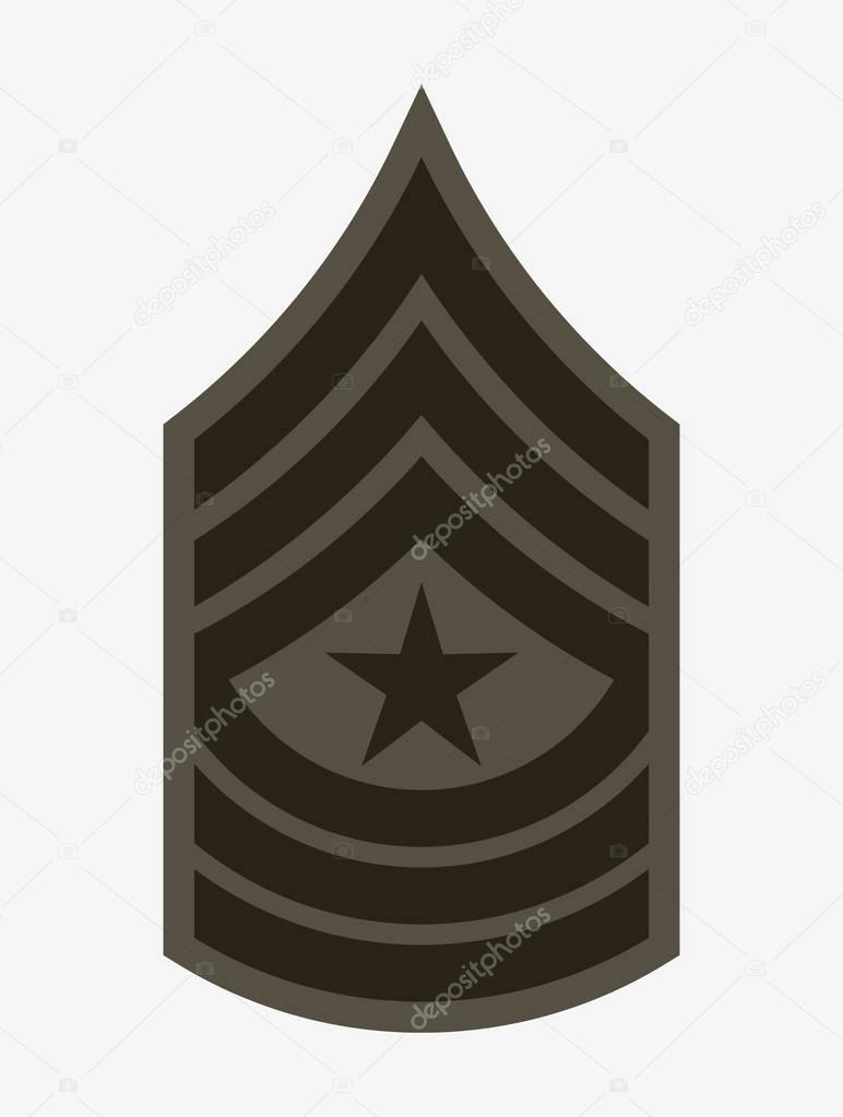 Military Ranks and Insignia. Stripes and Chevrons of Army