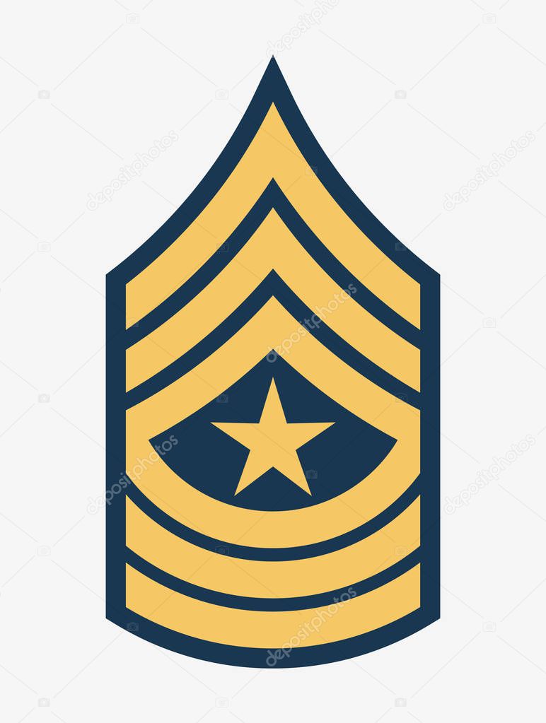 Military Ranks and Insignia. Stripes and Chevrons of Army