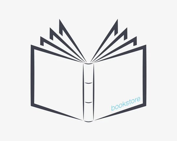 Iconos de libro. Firma de vectores para su empresa — Vector de stock