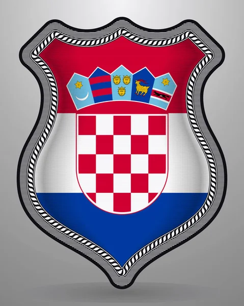 old croatian grb clipart