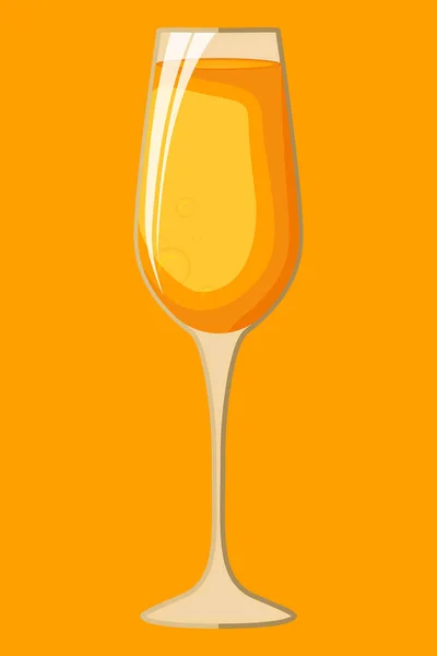 Bicchiere da vino vettore. Icona, simbolo, logo. Bevanda alcolica — Vettoriale Stock