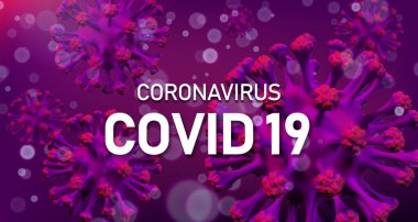 Coronavirus 2019 konsept geçmişi. NCov gribi virüs salgını. Genel sağlık uyarısı. Gerçekçi Vektör.