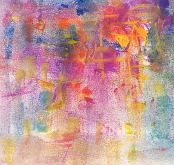 Абстрактная пастельная живопись, художественный фон — стоковое фото