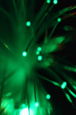 Işık fiber optik lambanın tuhaflıkları.