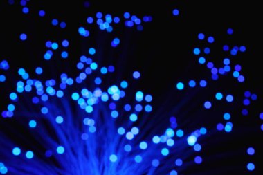 Işık fiber optik lambanın tuhaflıkları.