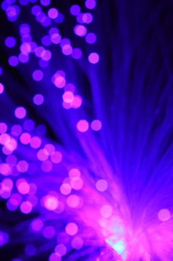 Işık fiber optik lambanın tuhaflıkları.