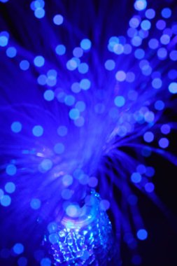 Işık fiber optik lambanın tuhaflıkları.