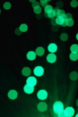 Işık fiber optik lambanın tuhaflıkları.