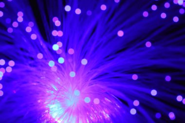 Işık fiber optik lambanın tuhaflıkları.