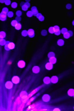 Işık fiber optik lambanın tuhaflıkları.