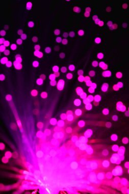 Işık fiber optik lambanın tuhaflıkları.