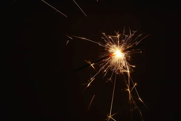 La Navidad y la iluminación de Año Nuevo . — Foto de Stock