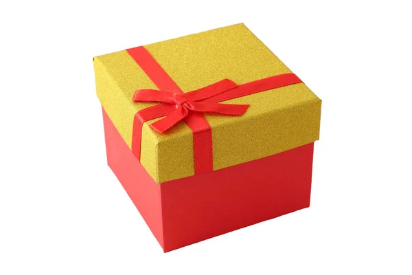 Яскраві кольорові подарункові коробки для зимових канікул . — стокове фото