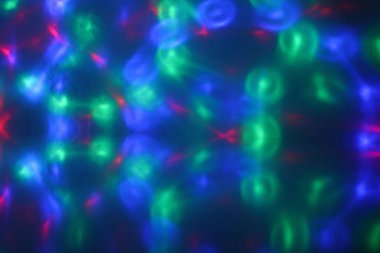 Bir dönen lamba ile elde edilen soyut arkaplan.