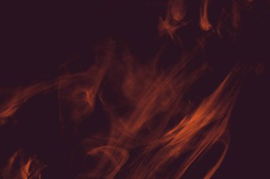 Süslü renkli duman. Bukleler ve renkli duman bulutları.