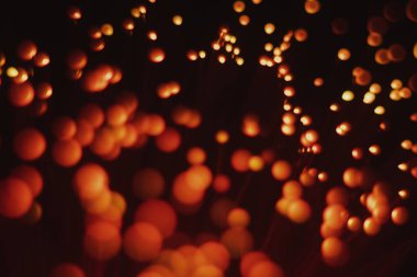 Parlak renkli bulanık noktalar. Renkli fanteziler. Bokeh.