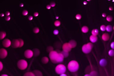 Parlak renkli bulanık noktalar. Renkli fanteziler. Bokeh.