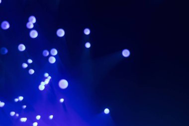 Parlak renkli bulanık noktalar. Renkli fanteziler. Bokeh.