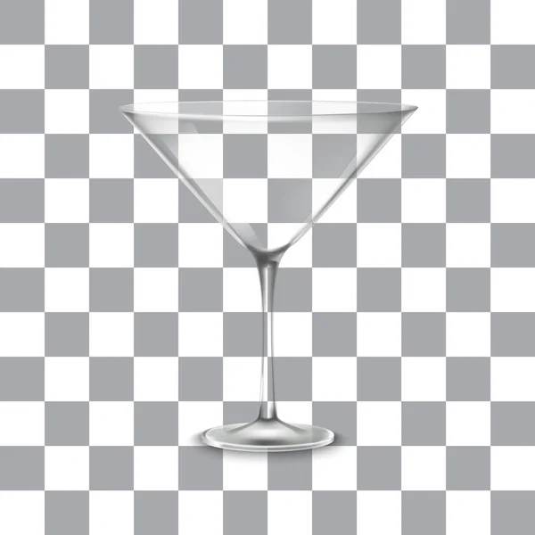 Clásico vaso de martini , — Vector de stock