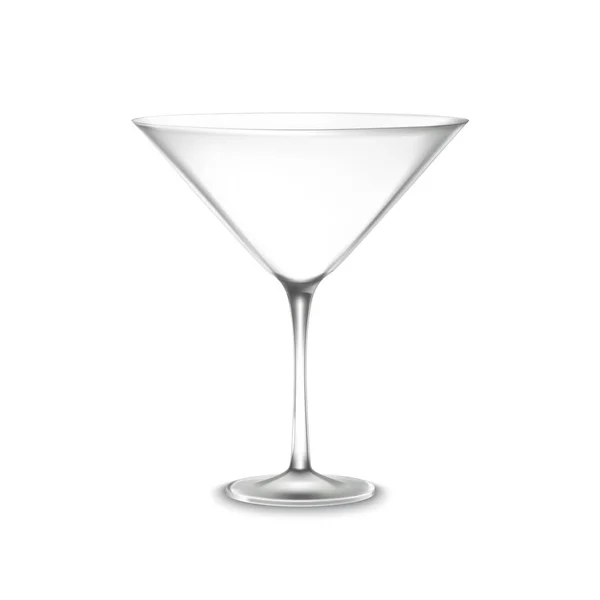 Clásico vaso de martini , — Vector de stock