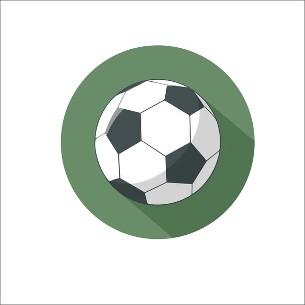 Football icône de ballon de football — Image vectorielle