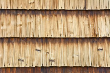 Duvar panoları ile bina shingle.