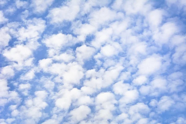 Bakgrund av hög isiga moln mot den blå himlen. — Stockfoto