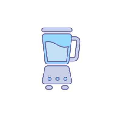 Beyaz arkaplanda izole edilmiş karıştırıcı vektör simgesi aracı