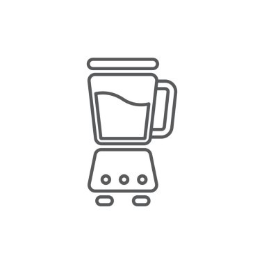 Beyaz arkaplanda izole edilmiş karıştırıcı vektör simgesi aracı