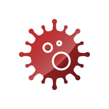COVID-19 adlı Coronavirus hastalığı, tehlikeli virüs taşıyıcı illüstrasyonu