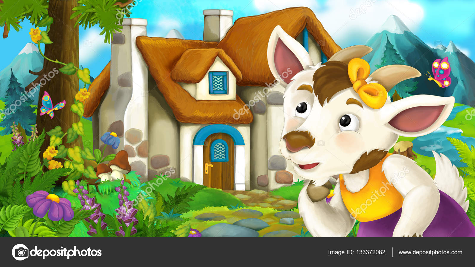 agaes8080 #133372082 द्वारा गांव के घर के पास