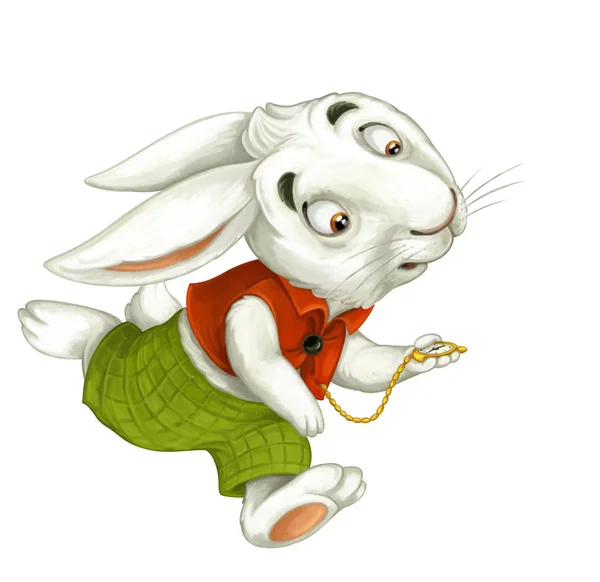 cartoon rabbit running