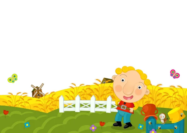 cute cartoon farm