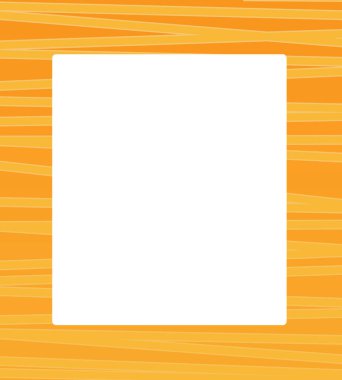 karikatür turuncu çerçeve