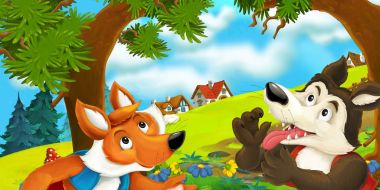 Kurt ve tilki çayır