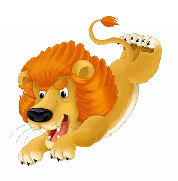 Cartoon animal - lion — Stock Photo, Image