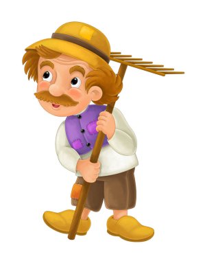 yerde duran ve ileriye baktığımızda büyük çiftçi