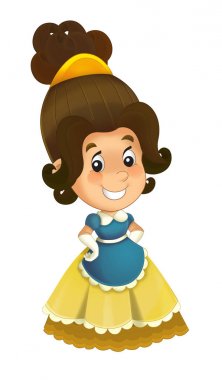 Kraliyet Prenses neşeli ayakta ve gülümseyen