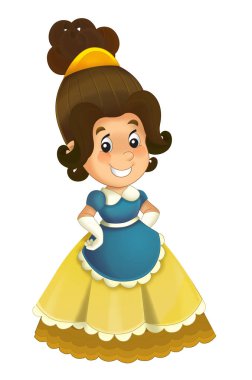 Kraliyet Prenses neşeli ayakta ve gülümseyen