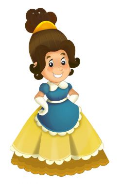 Kraliyet Prenses neşeli ayakta ve gülümseyen