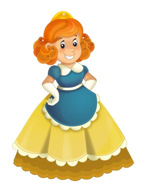 Kraliyet Prenses neşeli ayakta ve gülümseyen