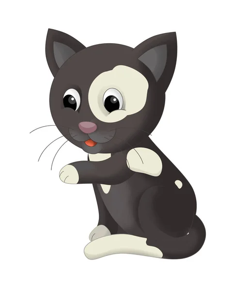 Cartoon happy cat — Stock Photo, Image