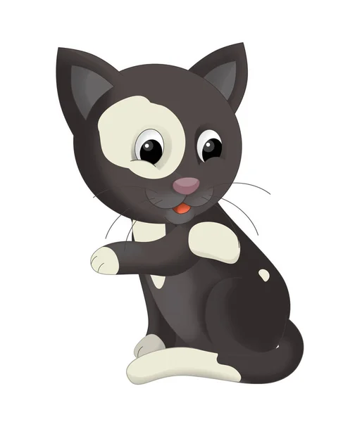 Cartoon happy cat — Stock Photo, Image