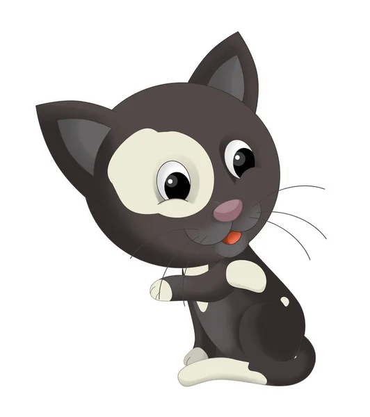 Cartoon happy cat — Stock Photo, Image