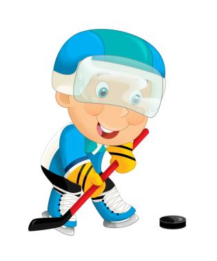 çizgi film etkin hokey oyuncusu hedefleyen