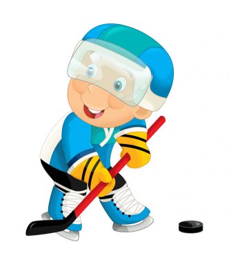 çizgi film etkin hokey oyuncusu hedefleyen