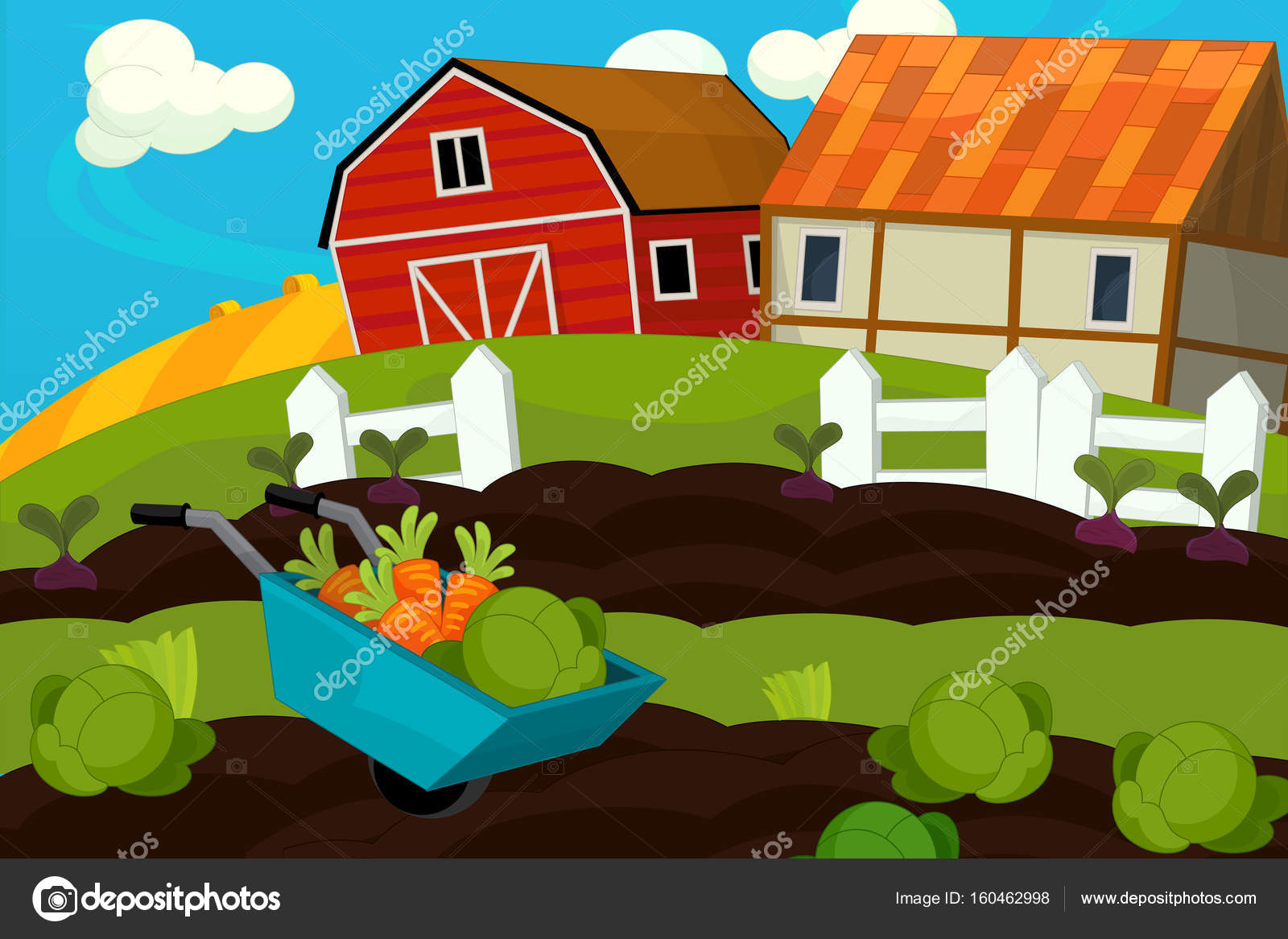 Dibujos animados de la granja fotos de stock, imágenes de Dibujos animados  de la granja sin royalties | Depositphotos